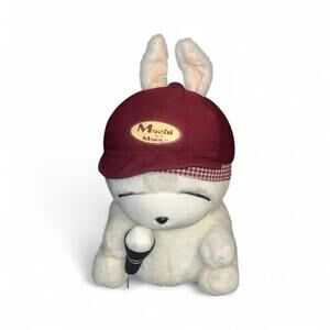 Mashimaro Wearing Red Hat Holding Microphone 12" Plush 2000